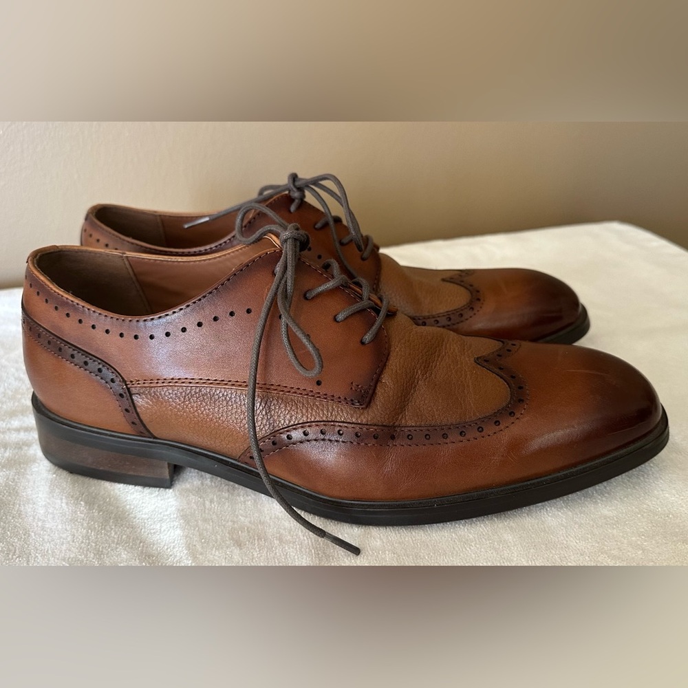 Nordstrom Rack Men’s  Brown Leather Oxford Shoes -‎ Size 10